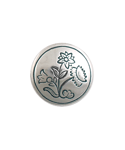 582100 - Knapp Nordland Oksidert 17 mm