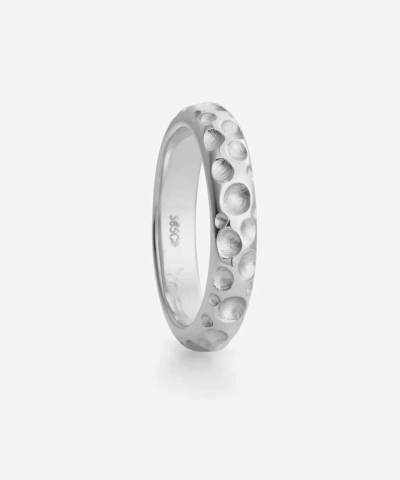 Boble - Ring i hvitt gull Dame