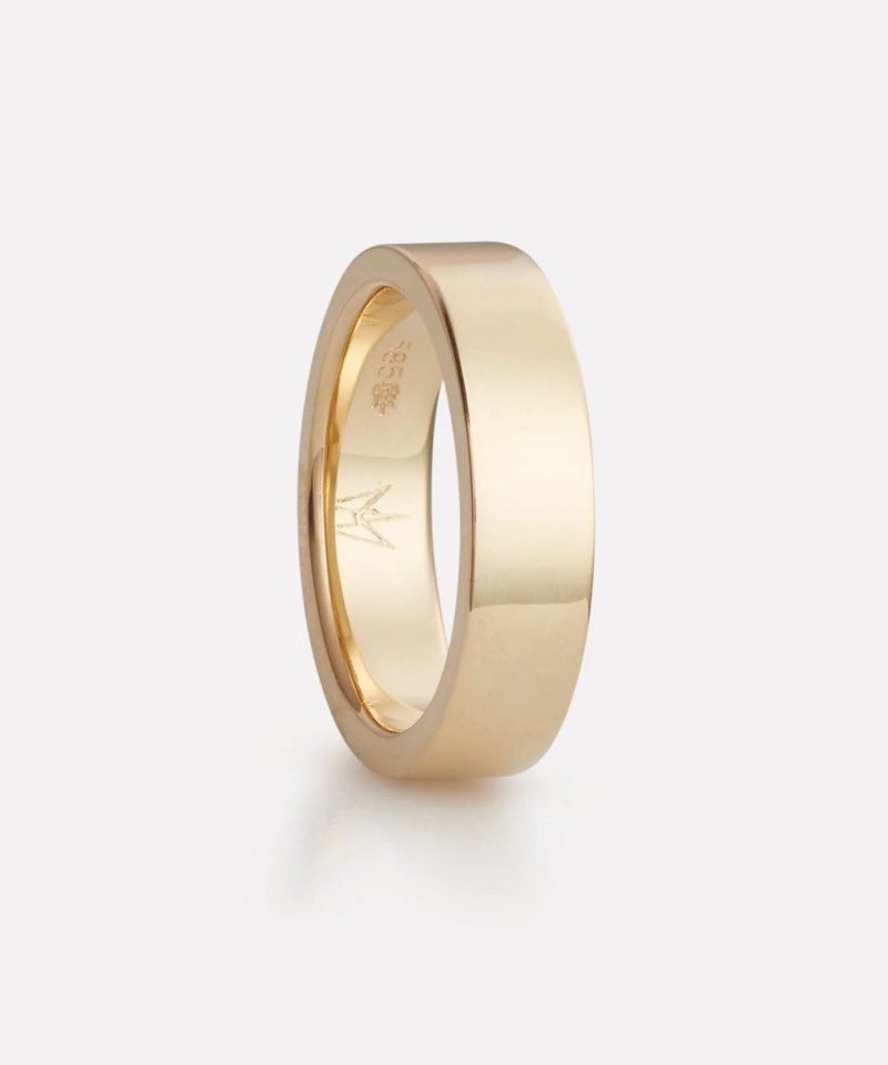 Måneskinn - Ring i gult gull Dame