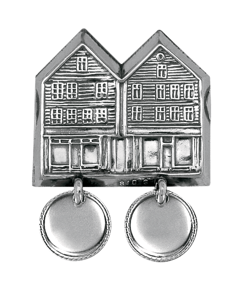 612101 - Beltestøl Bryggen Oksidert med Trådkantlauv