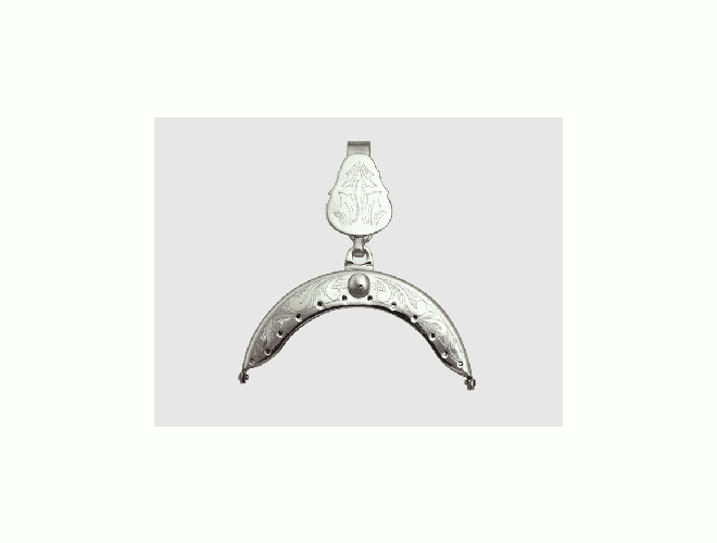 657100 Veskelås Plett Barn Oksidert