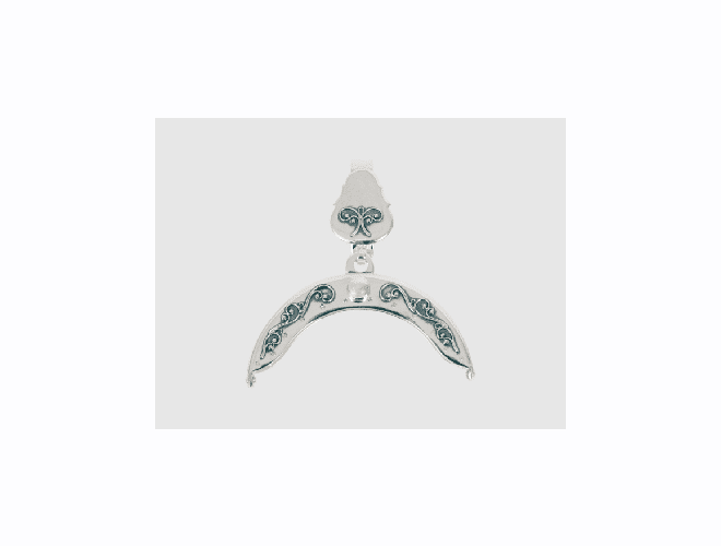 657122 Veskelås Barn med filigran Plett Oksidert