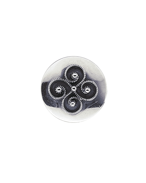 660100 - Knapp Rogaland Oksidert 19mm