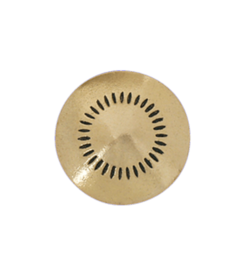 663800 - Knapp Messing 17 mm