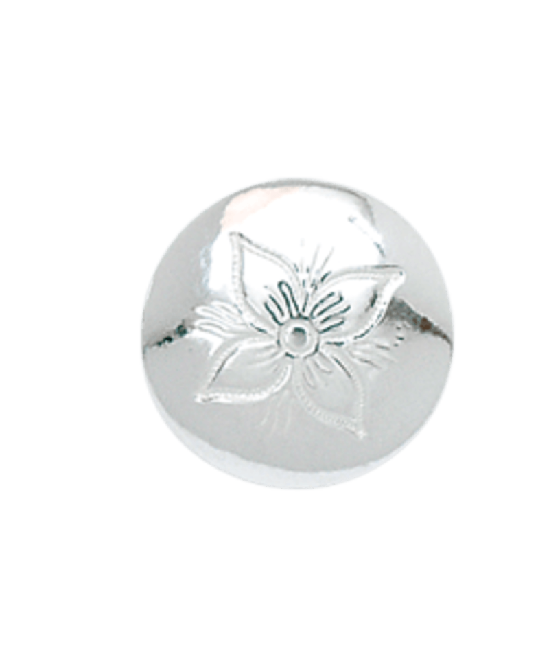 677400 - Knapp Rogaland Gravert Hvit 17 mm