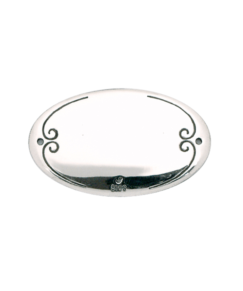 699998 - Navneskilt Oksidert