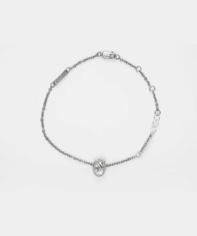 Small Anatomic Heart, armbånd 925s ox adj 19/20/21cm