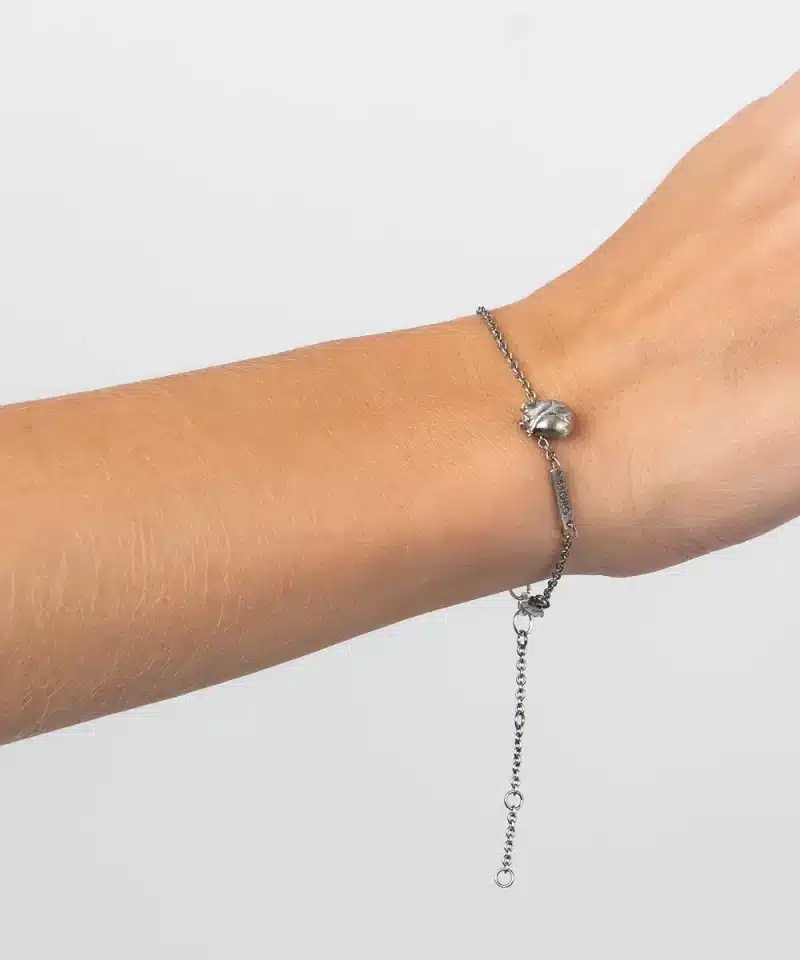 Alternative view of Small Anatomic Heart, armbånd 925s ox adj 19/20/21cm