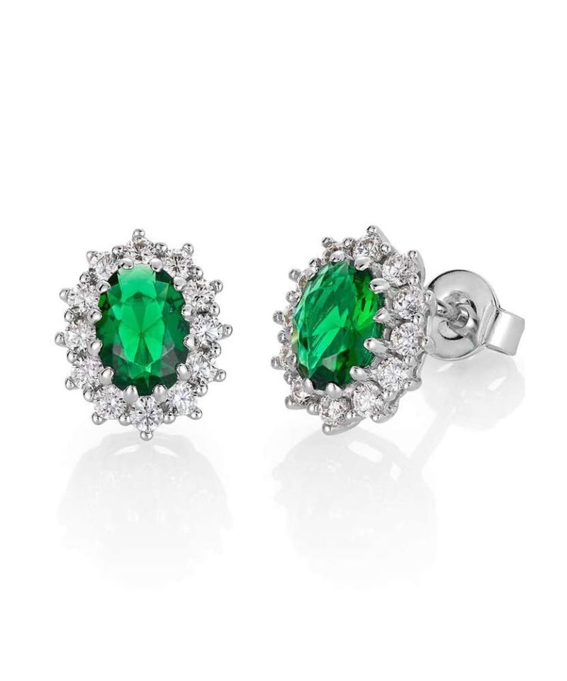 Ørepynt rosett Royal 925s