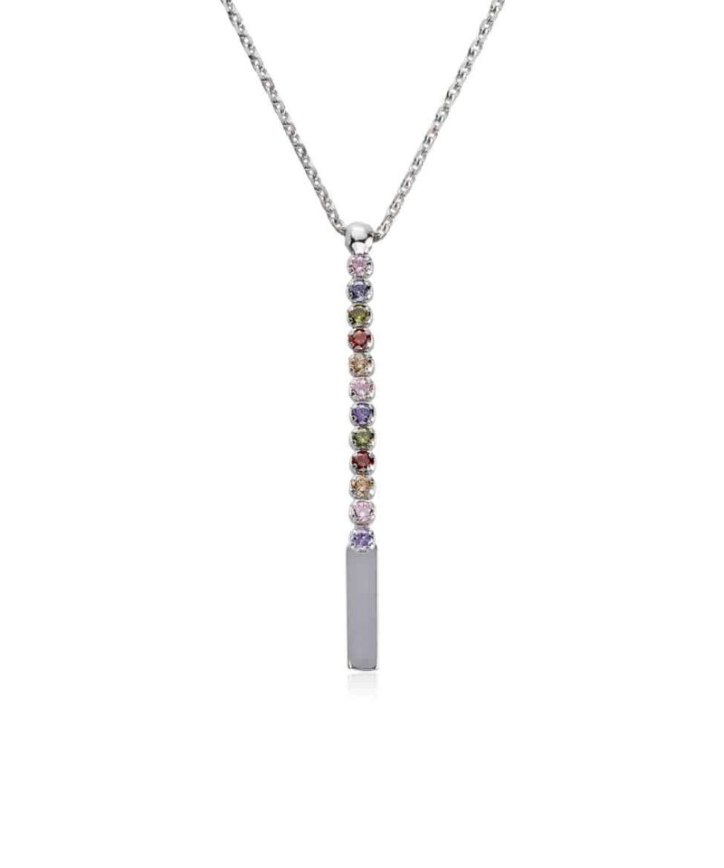 Anheng sølv flerfarget