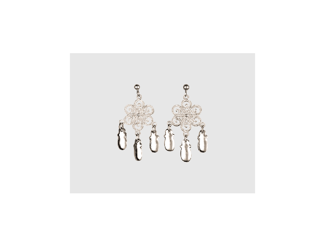 717411 - Ørepynt Hvit