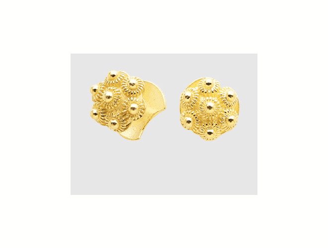 752606 - Mansjettknapper Forgylt med kruser