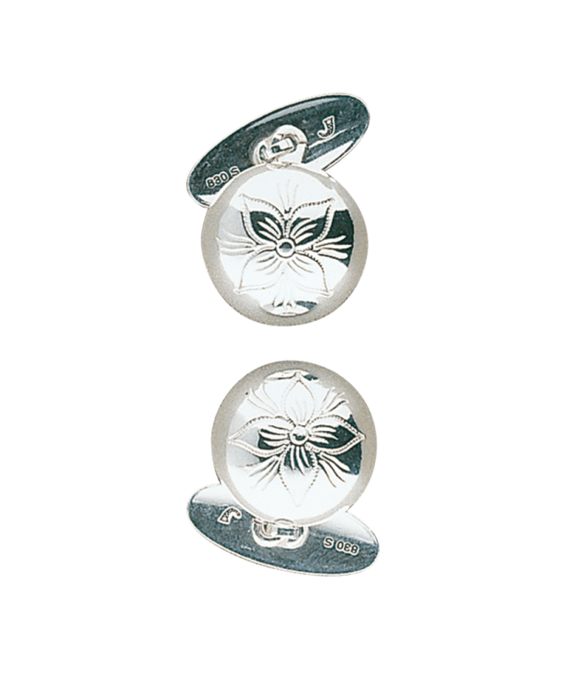 758400 - Mansjettknapper Hvit