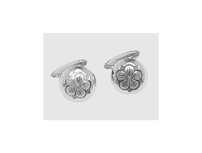 765100 - Mansjettknapper Olavsrosen Oksidert