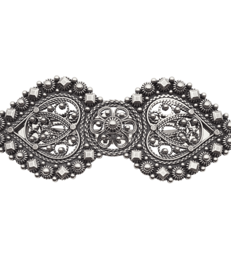 800010 - Hårspenne Stor Oksidert