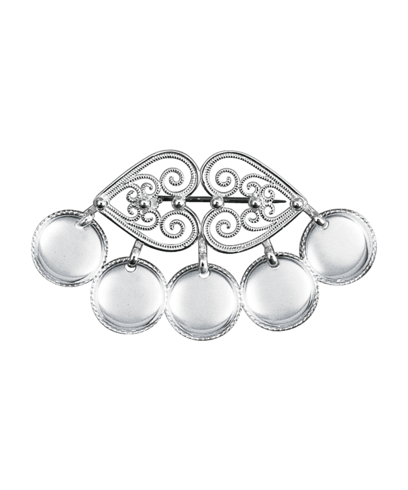 895101 - Sølje Oksidert med Trådkantlauv