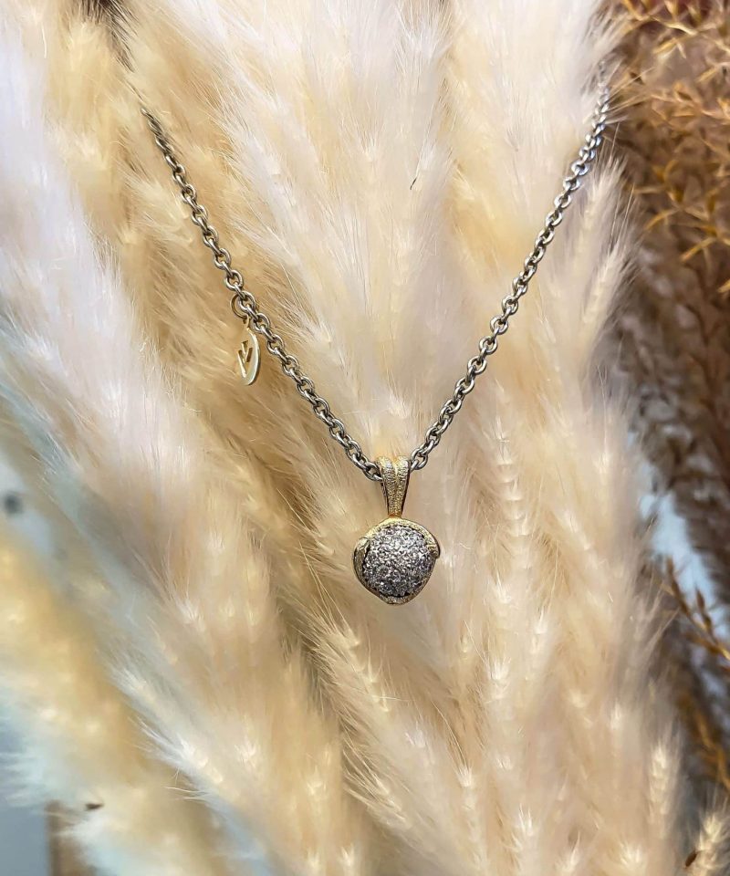 Alternative view of Blome Exclusive - Anheng gull med diamanter