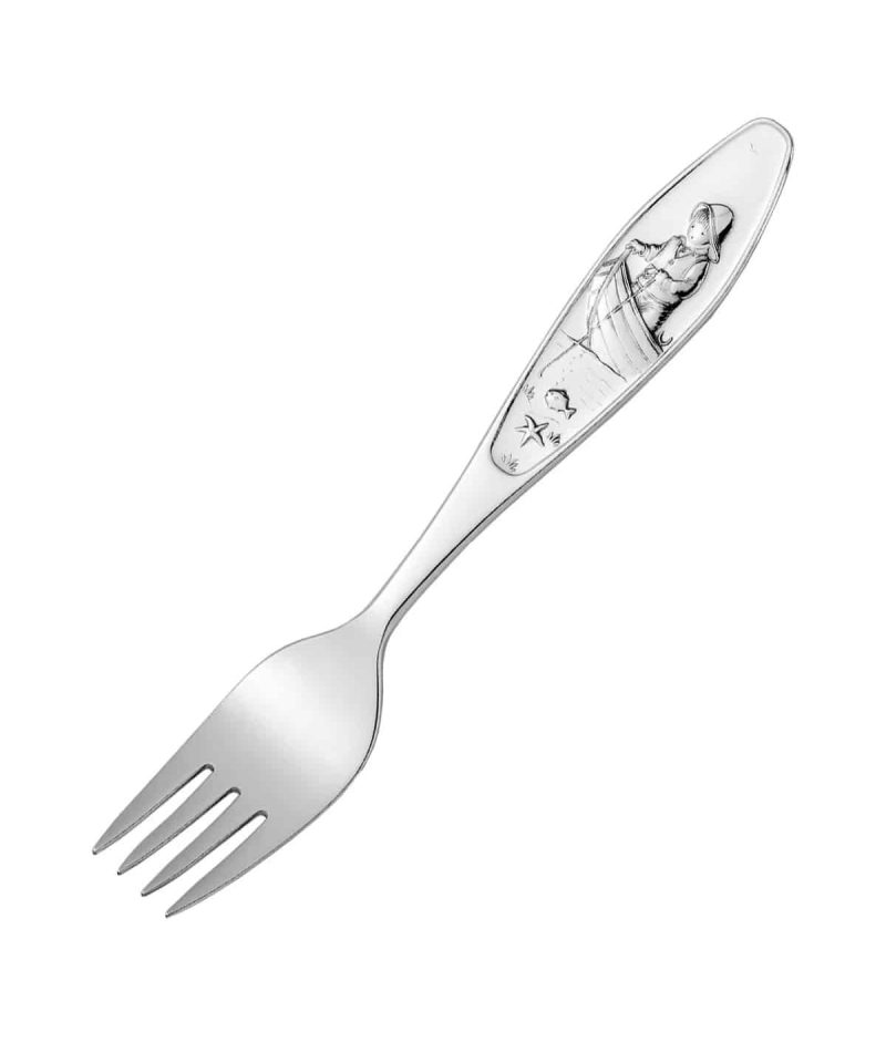 Ro Ro Til Fiskeskjær - Sølv Barnegaffel Gutt