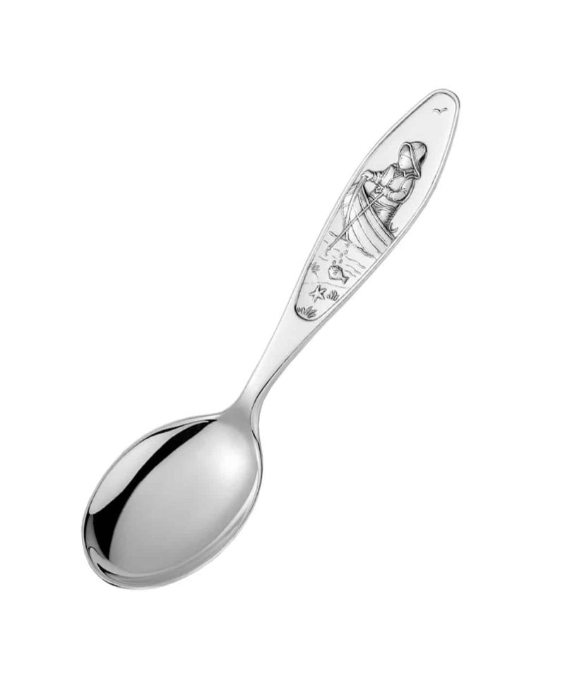 Ro Ro Til Fiskeskjær - Sølv Babyskje Gutt