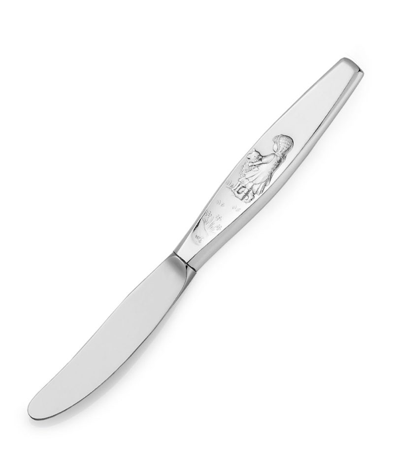 Bæ Bæ Lille Lam - Sølv Barnekniv Pike
