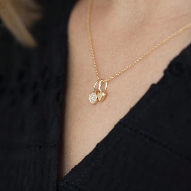 Alternative view of Rock Classic Diamond Pendant S