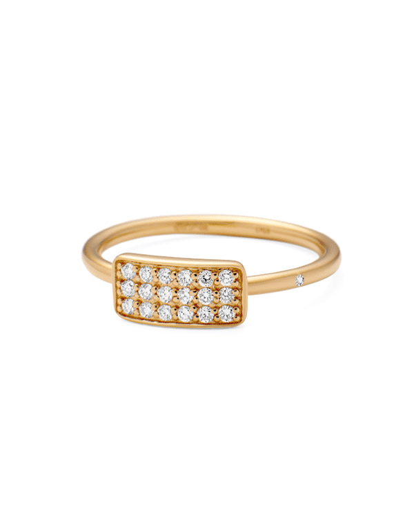 Square Diamond Ring