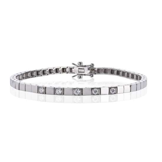 AL armbånd 3.5mm 0.07ct WSIx5 HV