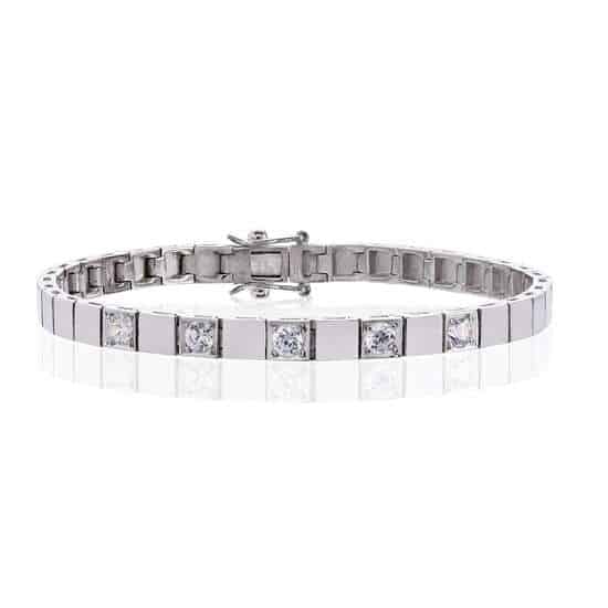 AL armbånd 5 mm 0.25ct twsi x 5