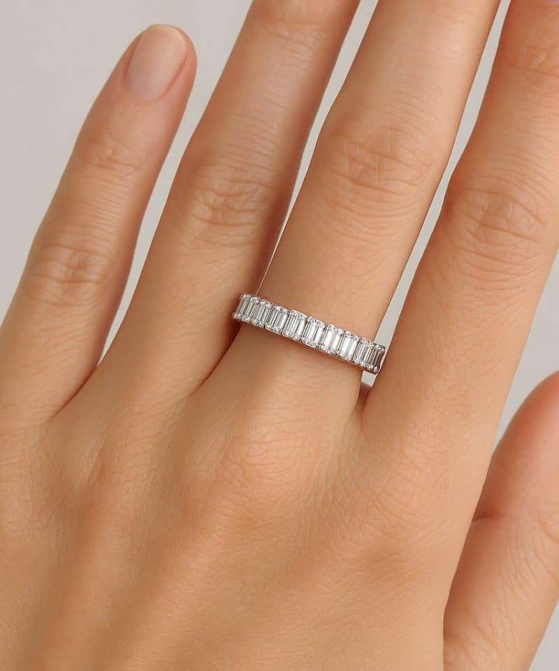 Alternative view of Rekkering i hvitt gull 18K 1.09ct