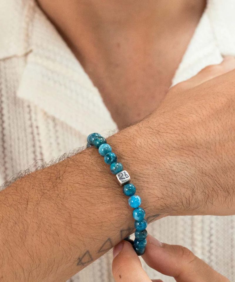 Alternative view of Apatite 8mm armbånd C00940L-19,5CM