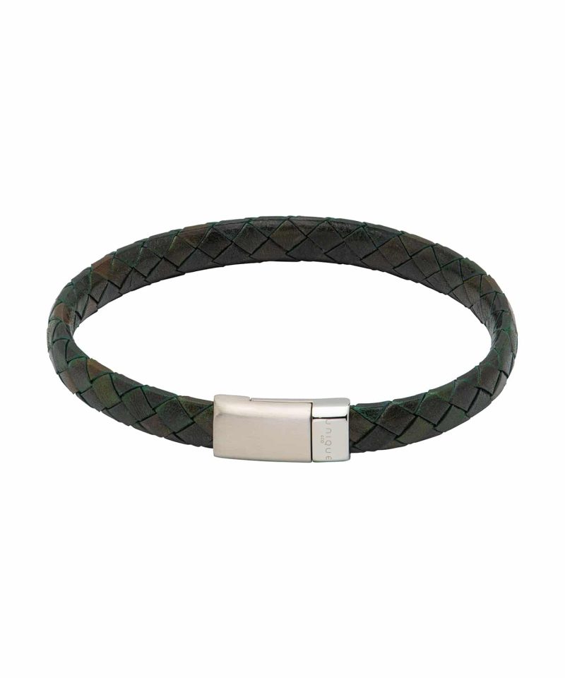 Skinnarmbånd Grønn - 21cm