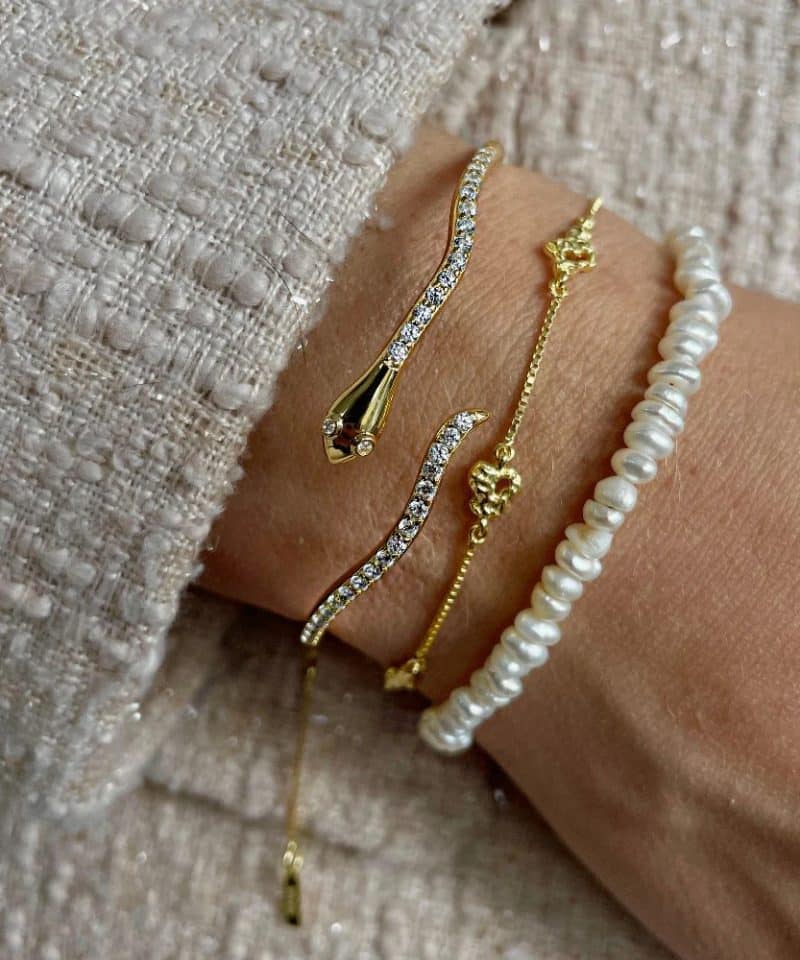 Alternative view of Mazu Bracelet Gold Plated