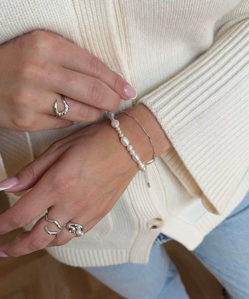 Alternative view of Cordelia Bracelet Silver