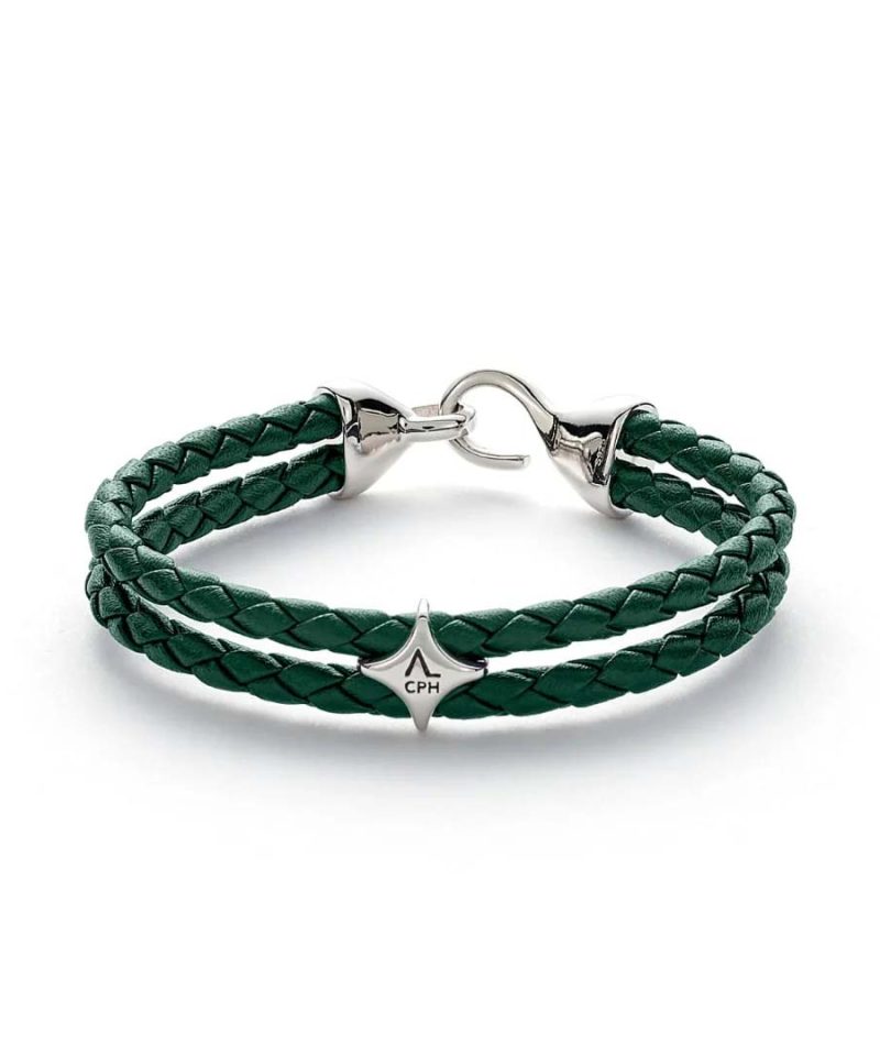 Bolo Leather Green armbånd L00080L-19,5CM