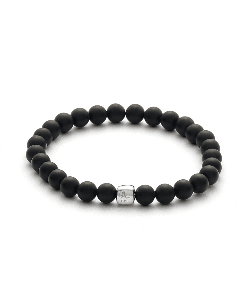 Armbånd - ColorUp Onyx Matte 6mm