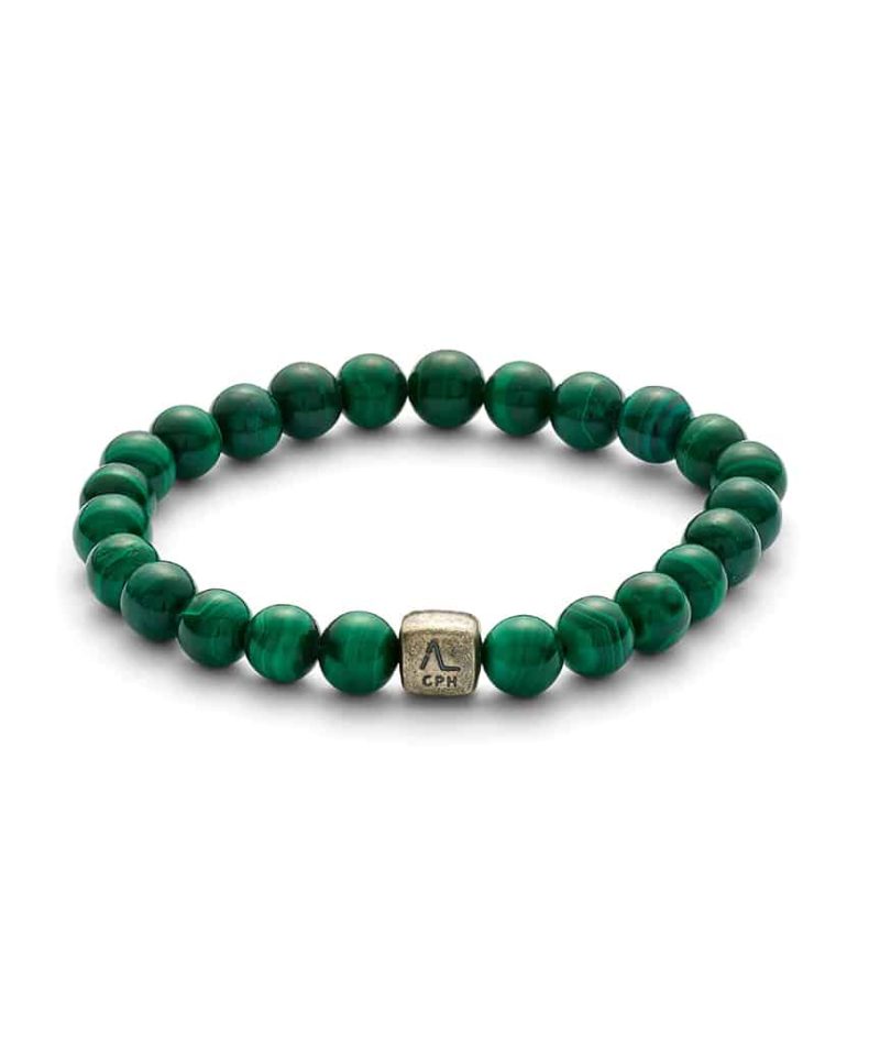 Armbånd - ColorUp Malachite 8mm