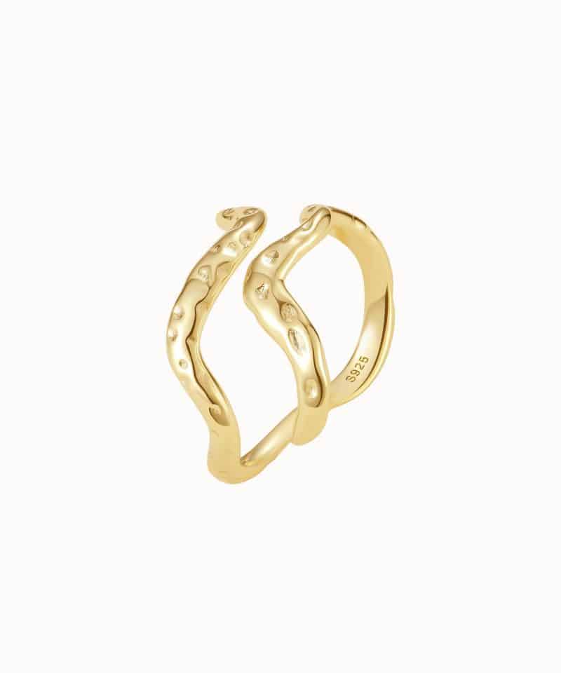 Caspian Ring Gold plated