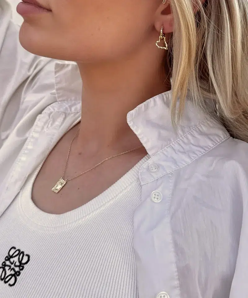Alternative view of Darya Necklace - Gold Plated