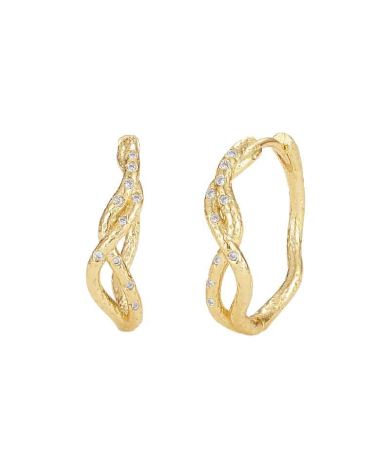 Fang Earrings - Gold Plated
