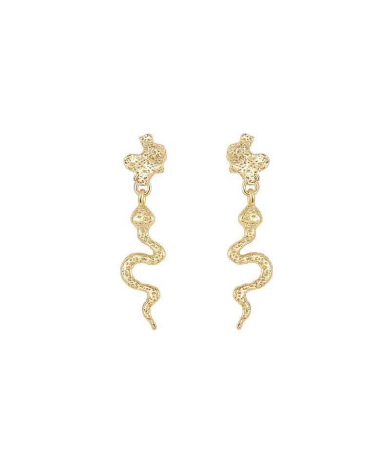 Adder Earrings - Gold Plated
