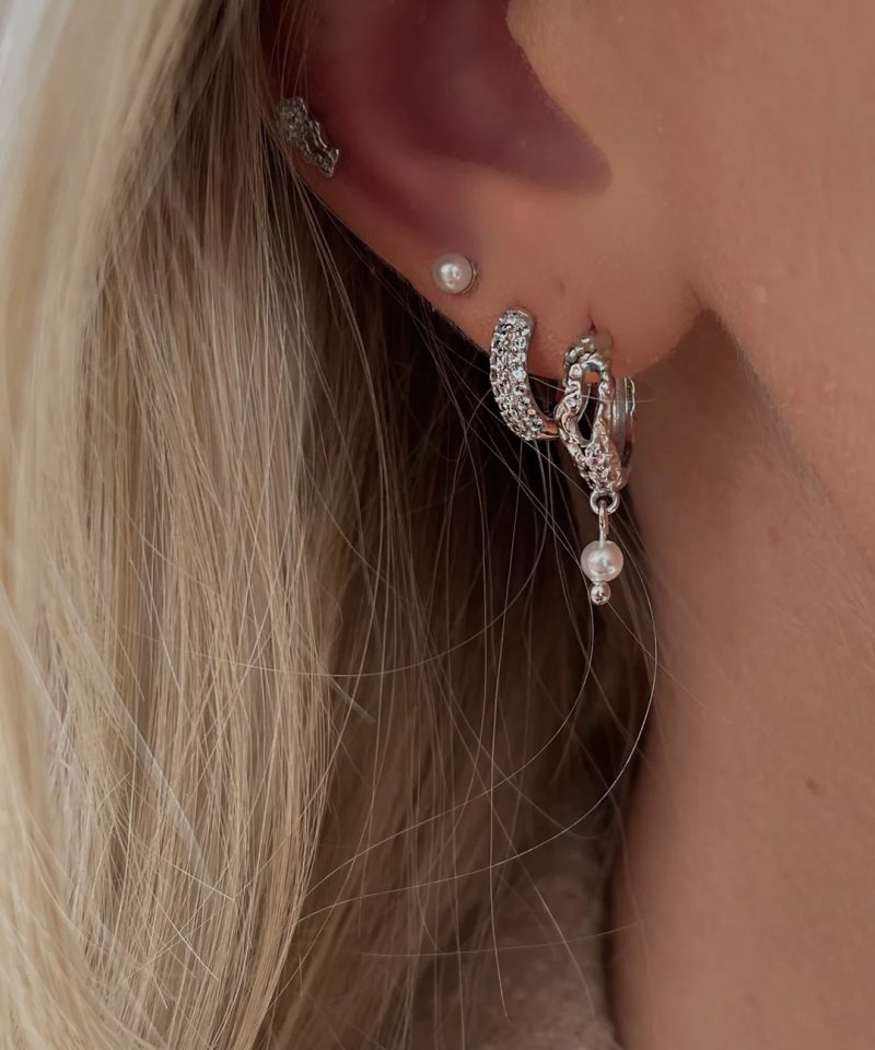 Alternative view of Gali Petite Studs - Silver