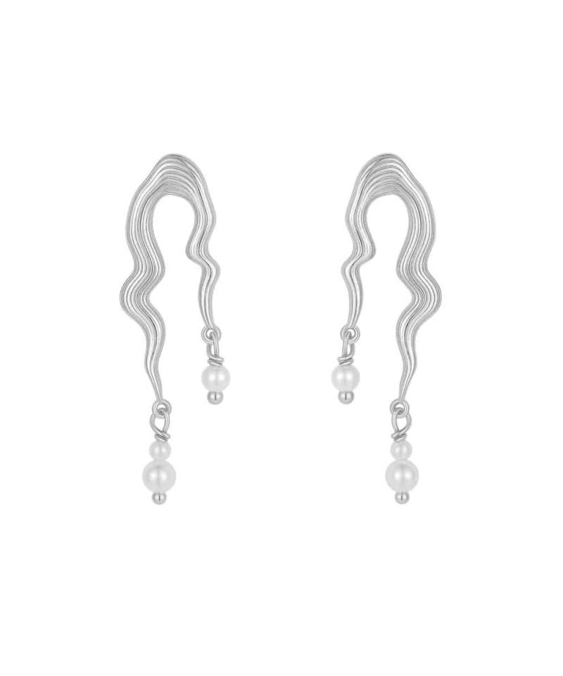Caer Earrings - Silver
