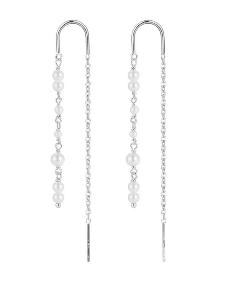 Ekans Earrings - Silver