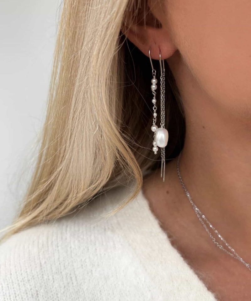 Alternative view of Ananta Earrings - Silver