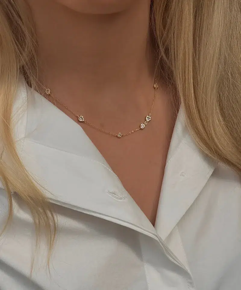 Alternative view of Solara Necklace - Gold Plated