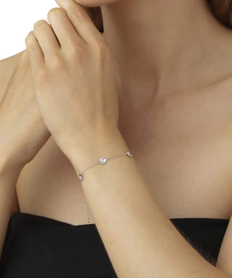 Alternative view of Forglemmigej armbånd rhodinert