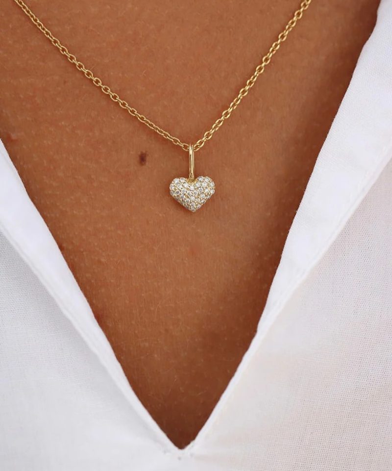Alternative view of Symbols My Heart Diamond Pendant