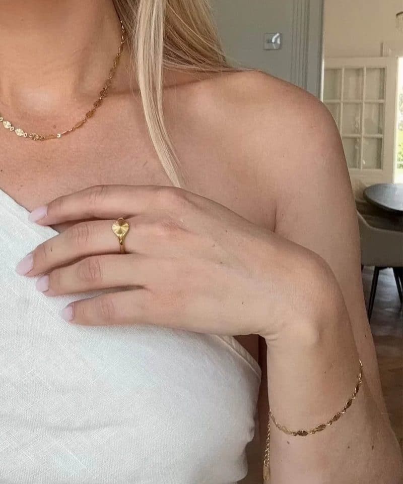 Alternative view of Soleil Bracelet Gold Plated Steel