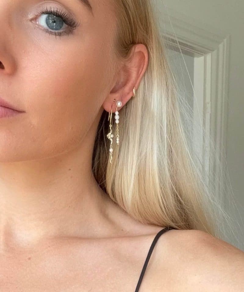 Alternative view of Melody Earrings Gold plated