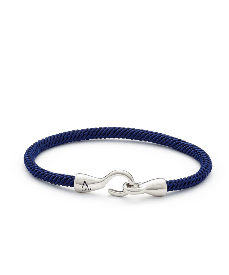 Armbånd - Maritime Blue with Hook Clasp